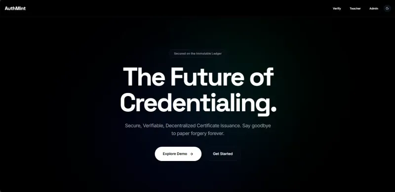 AuthMint preview